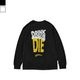 DRINK OR DIE L/S T-shirt ブラック