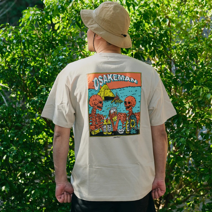 OSAKEMAN T-Shirt お酒マン Tシャツ サンド