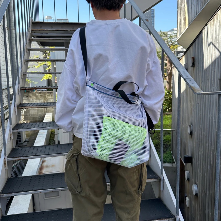 LARGE MESH MINI SHOULDER / TOTE BAG