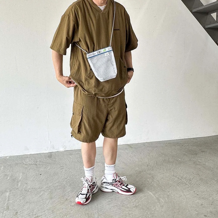 LARGE MESH MINI SHOULDER / TOTE BAG