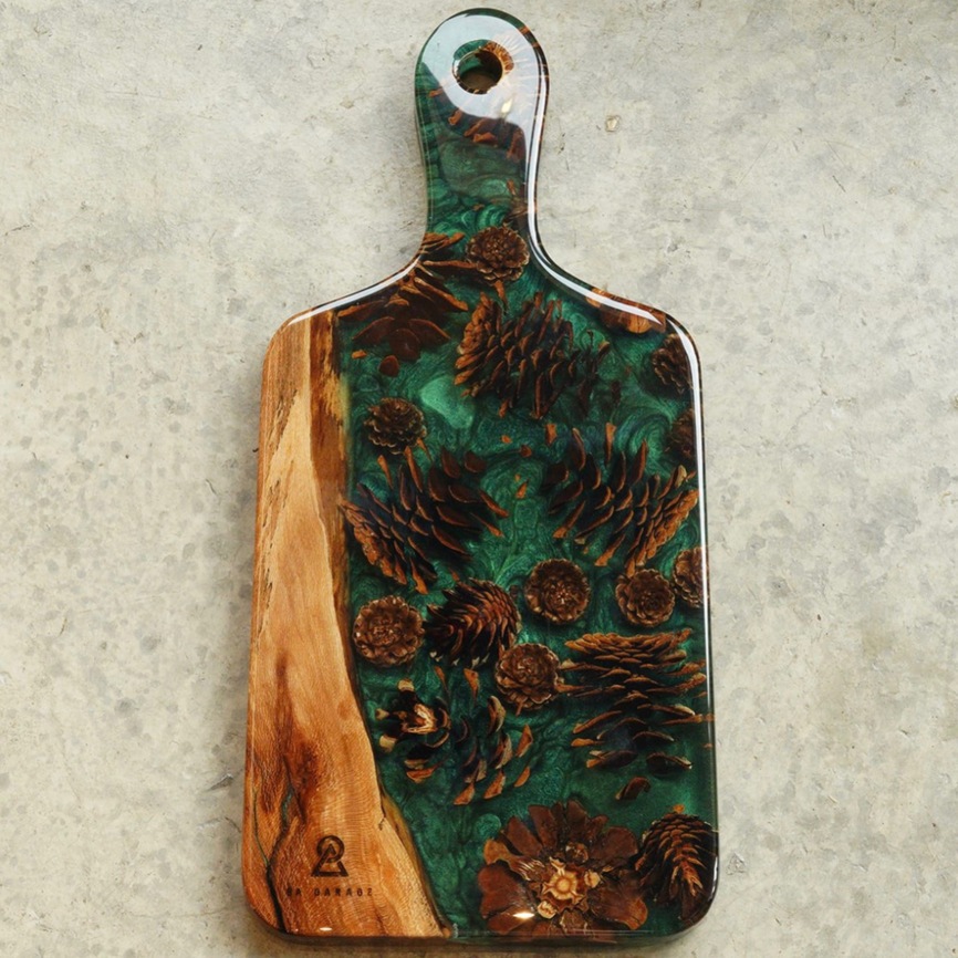 【秋制作限定】Resin Cutting Board「Holiday Design」
