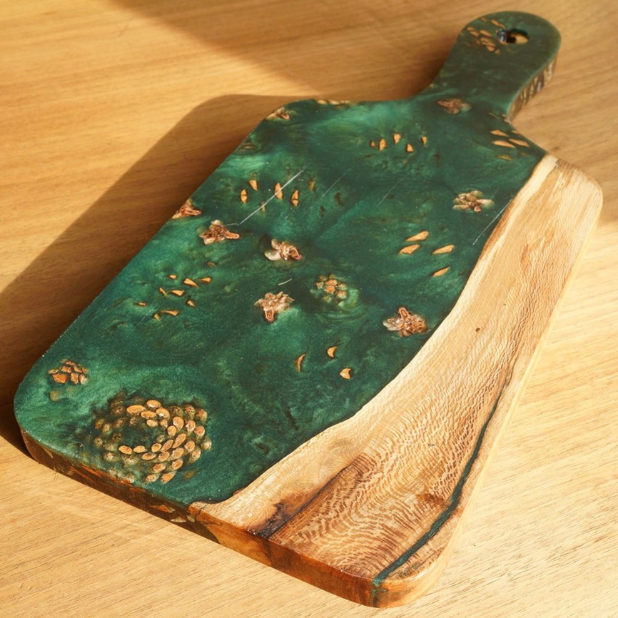 【秋制作限定】Resin Cutting Board「Holiday Design」