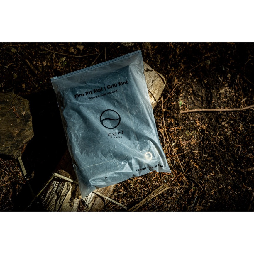 焚き火専用シート（ブラック シリコン加工モデル）