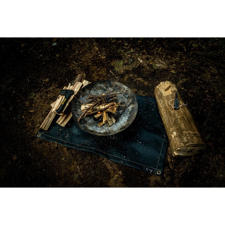 焚き火専用シート（ブラック シリコン加工モデル）