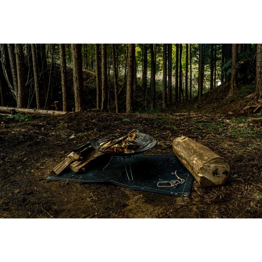 焚き火専用シート（ブラック シリコン加工モデル）