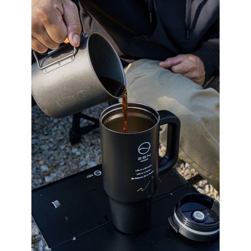 ストロー付きタンブラー | ZEN camps | 富士山野営道具店