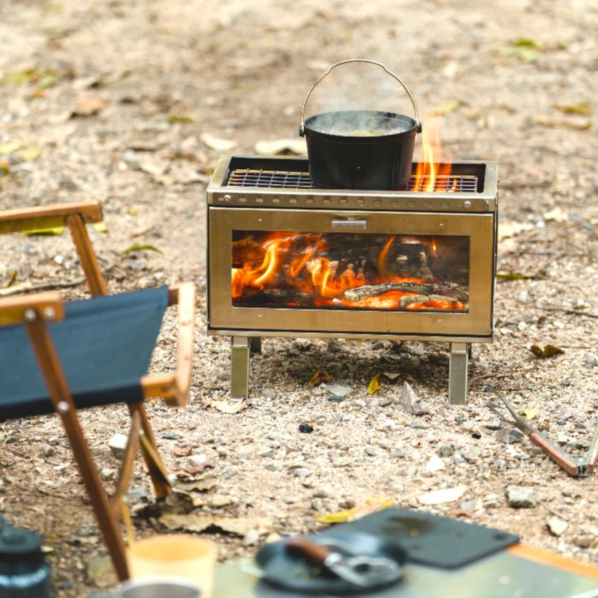 アウトドア薪ストーブ ミドラ ステンレス / Woodstove MIDORA SUS | Mt