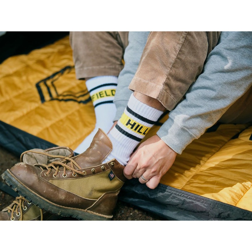 HILLS FIELD WARM LONG SOCKS ロゴソックス