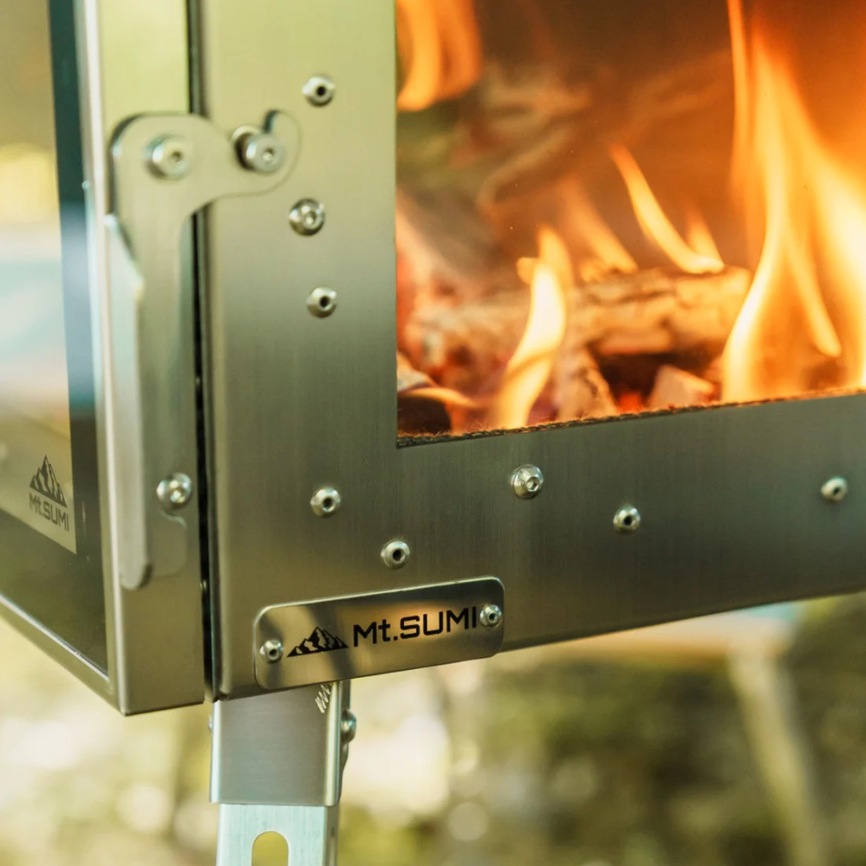 アウトドア薪ストーブ オーラ FG ステンレス / Woodstove AURA FG SUS