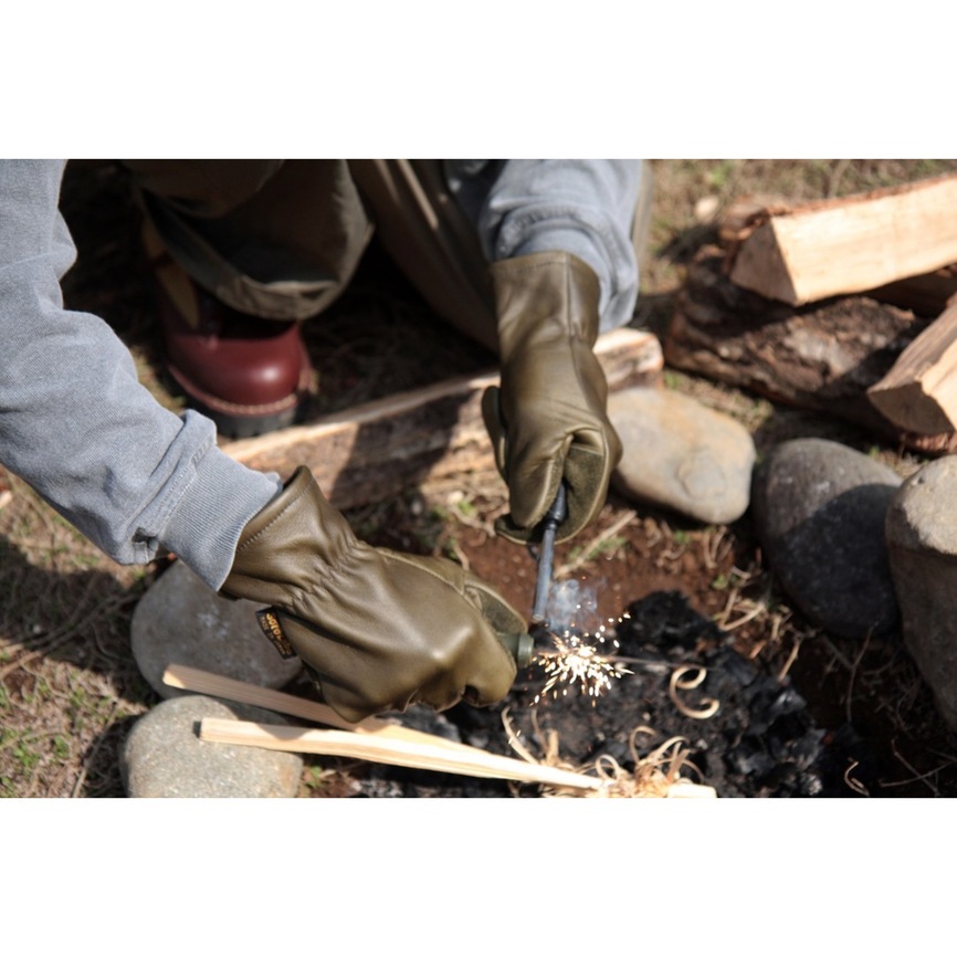Leather Camp Gloves 001