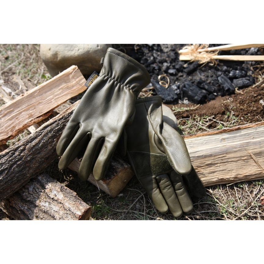 Leather Camp Gloves 001