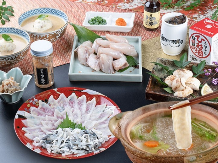 七福神セット 開運招福ふく七福神セット 身皮しゃぶしゃぶ付き（約2人前）｜ふぐ専門