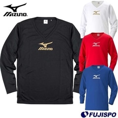 長袖インナーシャツ (P2MA6542)ミズノ(mizuno) 長袖インナーシャツ　ゆるインナー【サッカー・フットサル】