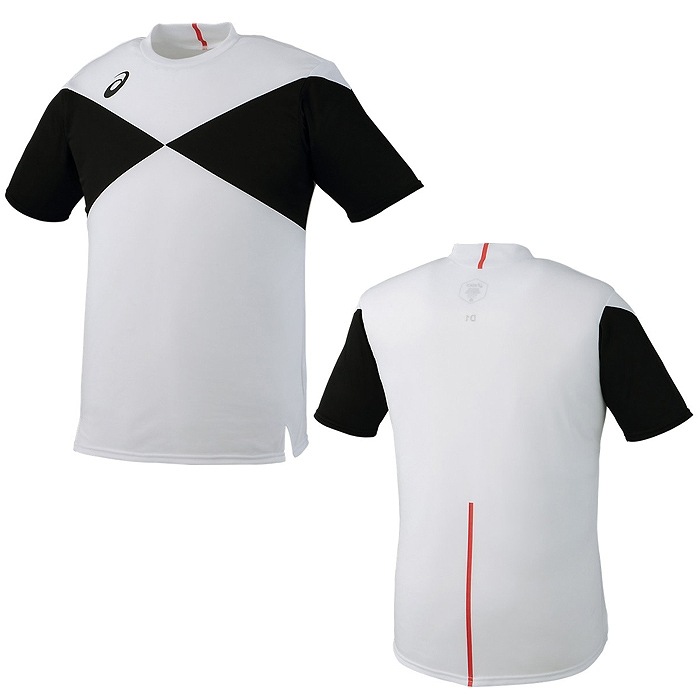 プラクティスショートスリーブトップ (XS6098)アシックス(asics) 半袖