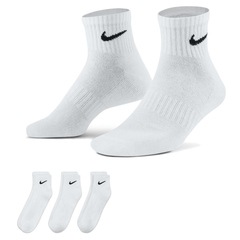 ナイキ エブリデイ クッションド トレーニング アンクル ソックス 3足組 NIKE 靴下 ショート カジュアル スポーツ メンズ レディース (SX7667-100)
