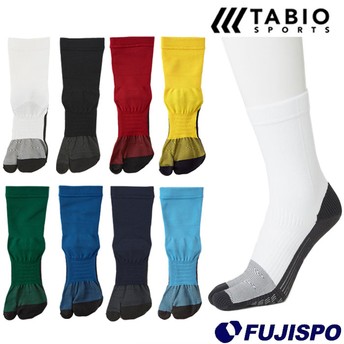 タビオ フットボール 足袋 ソックス Tabio Sports 【サッカー・フットサル】 アクセサリ サッカーストッキング ソックス 靴下 大人 メンズ 滑り止め付き 吸水 速乾 消臭 スポーツ (FOOTBALLCREWTABI)