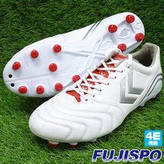 【特価】ヒュンメル ヴォラート 2 SUPER WIDE hummel 【サッカー・フットサル】 シューズ サッカースパイク メンズ 大人 天然芝 人工芝 土 スーパーワイド ホワイト×レッド (HAS1240SW-1020)