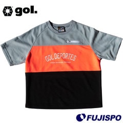 ゴル ルーズサイズスウェットシャツ VOLCANO gol. 【サッカー・フットサル】 ウェア Tシャツ 蛍光 配色(G251331)