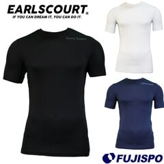 アールズコート 半袖 クルー インナーシャツ Earls court 【サッカー・フットサル】 ウェア 大人 メンズ 丸首 フィット (EC06)