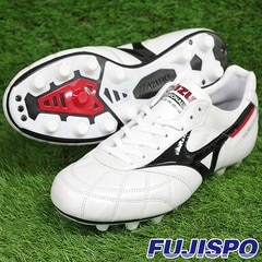 モレリア II JAPAN ショートタン・クロスステッチ / MORELIA 2 ジャパン ミズノ(mizuno) サッカースパイク スーパーホワイトパール×ブラック (P1GA200209)【サッカー・フットサル】