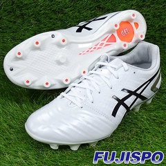 アシックス DSライト WIDE asics 【サッカー・フットサル】 シューズ サッカースパイク メンズ 大人 ワイド 天然芝 人工芝 土 DS LIGHT ホワイト×ブラック (1103A069-100)