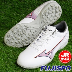 ミズノ アルファ SELECT Jr AS mizuno 【サッカー・フットサル】 シューズ ジュニア トレーニングシューズ トレシュー 子供 キッズ Jr ワイド 幅広 人工芝 ターフコート 屋外 α セレクト ホワイト (P1GE236509)