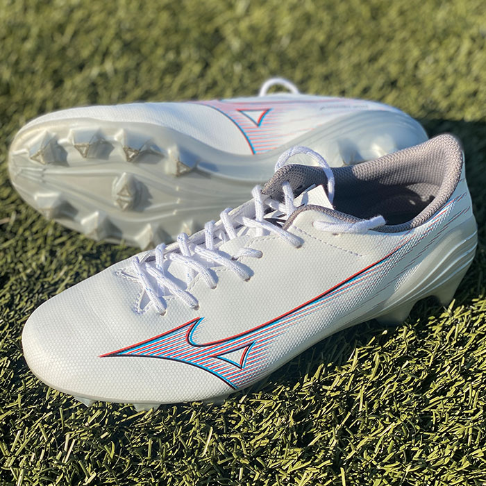 Mizuno Alpha サッカーシューズ ホワイト/マルチカラー ミズノ アルファ SELECT MD mizuno 【サッカー・フットサル