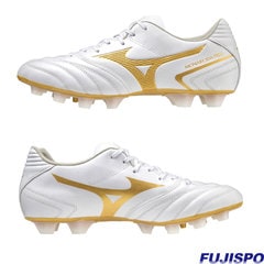 ミズノ モナルシーダ NEO 2 SW mizuno 【サッカー・フットサル】 シューズ サッカースパイク メンズ ユニセックス 大人 天然芝 人工芝 土 MONARCIDA NEO II SUPER WIDE モナルシーダ ネオ 2 スーパーワイド ホワイト×ゴールド (P1GA232452)
