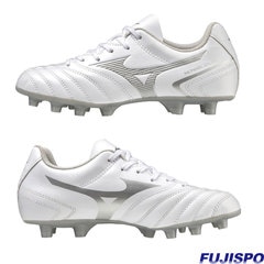 【特価】ミズノ モナルシーダ NEO 2 SELECT Jr mizuno サッカー シューズ ジュニア サッカースパイク キッズ 子供 天然芝 人工芝 土 MONARCIDA NEO II SELECT Jr ホワイト×シルバー (P1GB232504)