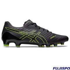 アシックス DSライト ACROS 2 asics シューズ サッカースパイク メンズ 大人 天然芝 人工芝 土 DS LIGHT ディーエスライト アクロス ブラック×セーフティーイエロー (1101A046-001)