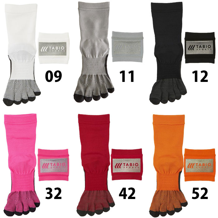 タビオ フットボール 5本指ソックス + ノンスリップバンド 2点 セット