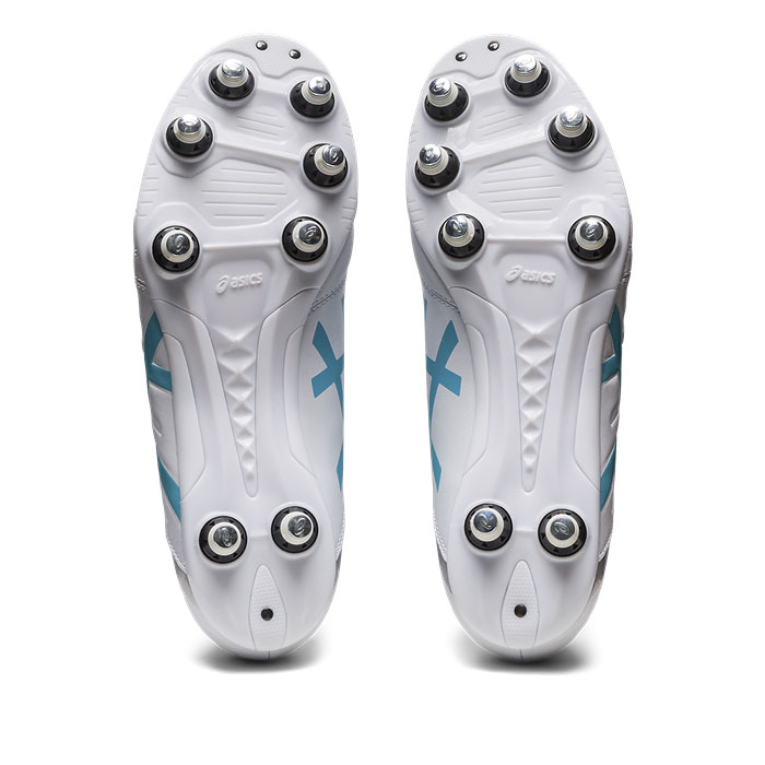 [アシックス] サッカースパイク DS LIGHT GAIN ST 25.5 DS LIGHT GAIN ST WIDE | WHITE/PURE SILVER | メンズ サッカー
