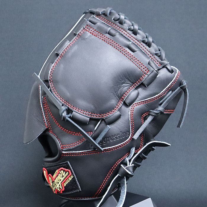 【美品】久保田スラッガー　軟式　オーダー　グローブ　ピッチャー　投手 久保田スラッガー KSN-J1P 少年軟式用 ブラック C-1111P 投手用
