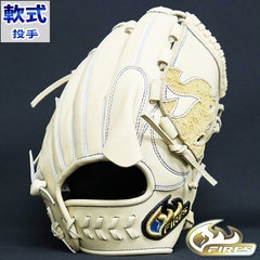 軟式 グラブ 18KR3A 投手 ファイヤーズ FIRES 【野球・ソフト】 グラブ グローブ ピッチャー 右投げ (18KR3A-CAMEL)
