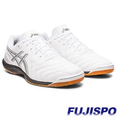 アシックス カルチェット WD 9 asics 【サッカー・フットサル】 シューズ CALCETTO WD 9 フットサルシューズ メンズ 大人 インドアコート 屋内 ホワイト×ブラック (1113A037-100)