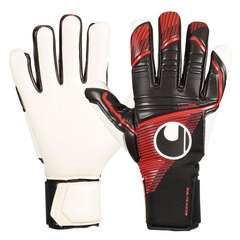 ウールシュポルト パワーライン アブソルートグリップ ハーフネガティブ uhlsport 【サッカー・フットサル】 キーパーグローブ キーパー手袋 ゴールキーパー GK メンズ 大人 ブラック×レッド×ホワイト (1011307-01)