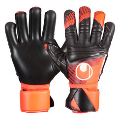【特価】ウールシュポルト スーパーレジスト ハーフネガティブ uhlsport サッカー キーパーグローブ キーパー手袋 ゴールキーパー GK メンズ 大人 ジュニア Jr キッズ 子供 フローオレンジ×ホワイト×ブラック (1011316-01)