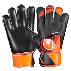 ウールシュポルト スターターレジスト uhlsport サッカー キーパーグローブ キーパー手袋 ゴールキーパー GK メンズ 大人 ジュニア Jr キッズ 子供 フローオレンジ×ホワイト×ブラック (1011319-01)