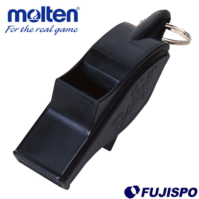 モルテン ドルフィンプロ molten 【サッカー・フットサル】 アクセサリ ホイッスル 笛 レフェリー レフリー 審判用品 (WDFPBK)