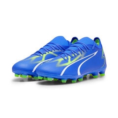 【特価】プーマ ウルトラ マッチ HG/AG puma シューズ サッカースパイク 大人 メンズ 人工芝 土 ウルトラブルー×プーマホワイト×プログリーン (107519-03)