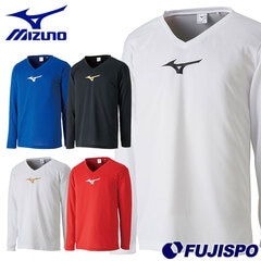 ミズノ インナーシャツ Vネック mizuno 【サッカー・フットサル】 ウェア インナー アンダー シャツ トップス 長袖 吸汗速乾 メンズ ユニセックス 大人 (P2MA8550)