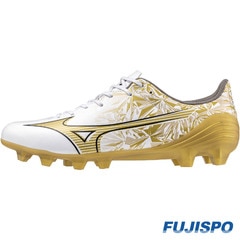 【特価】ミズノ アルファ SELECT Prism Gold サッカー フットサル mizuno シューズ サッカースパイク スパイク 大人 メンズ ワイド 幅広 人工芝 土 α セレクト (P1GA246550)