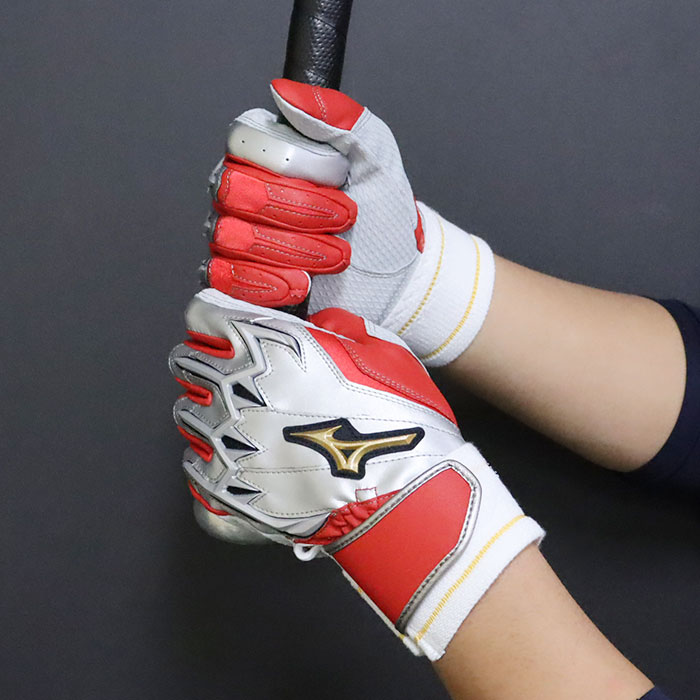 超高級品！ミズノプロ 限定モデル バッティンググローブ 26cm 野球 ミズノプロ バッティンググローブ 両手 ミズノ mizuno