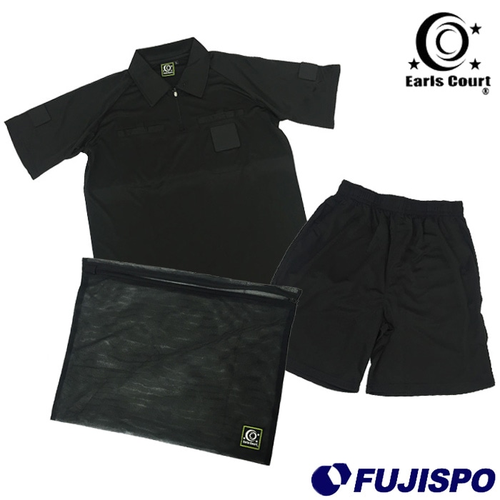 アールズコート レフリーウェアセット Earls court 【サッカー・フットサル】 ウェア レフェリーシャツ レフェリーパンツ 審判用品 (EC-R001)