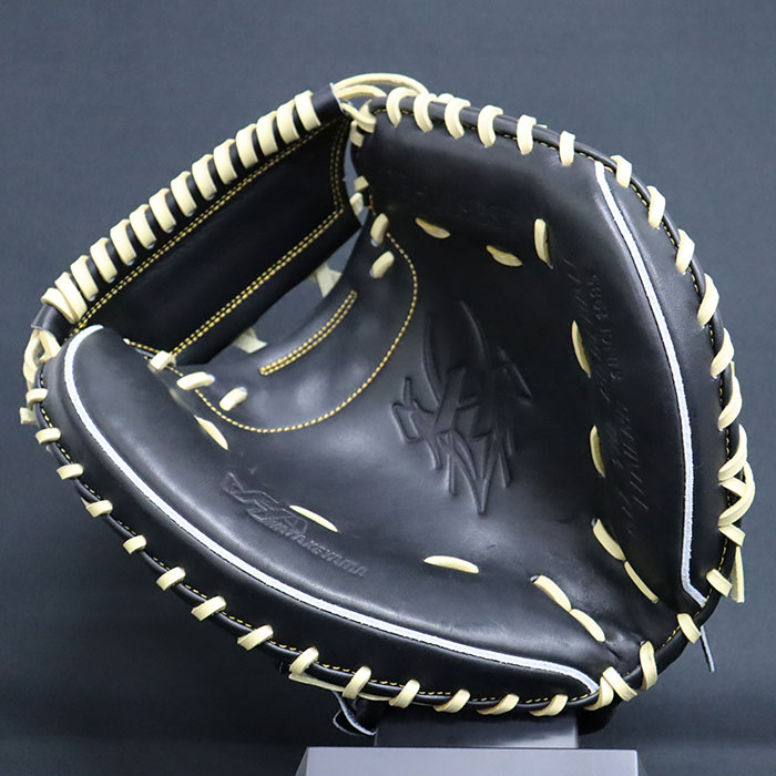 【美品】野球 グローブ 軟式 一般 キャッチャーミット ハタケヤマ 2024モデル】ハタケヤマ 甲斐拓也選手 1000試合出場記念 限定