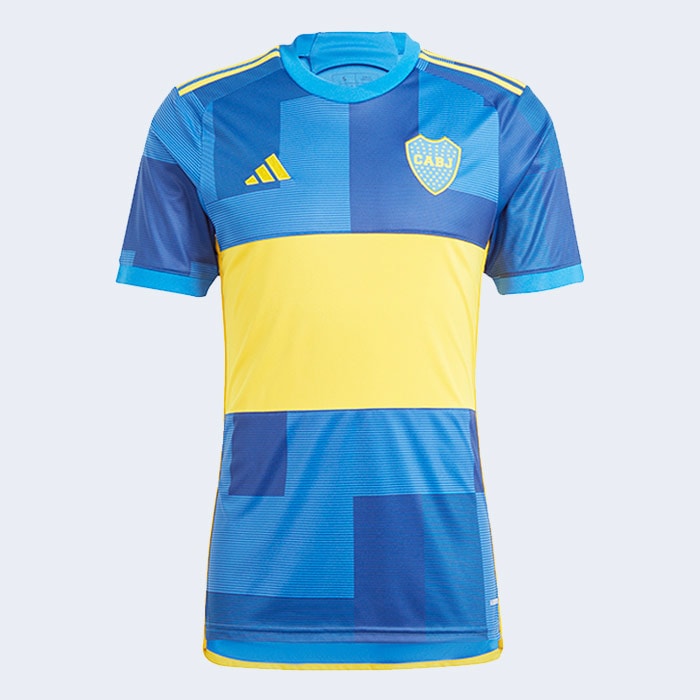 アディダス 23-24 ボカ・ジュニアーズ ホーム レプリカユニフォーム adidas ウェア サッカーユニフォーム 半袖 レプリカ シャツ クラブチーム 大人 メンズ (EVY55)
