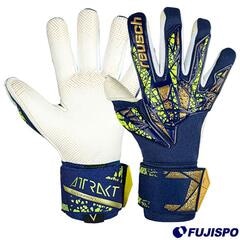 ロイシュ アトラクト ゴールドX グループリント reusch 【サッカー・フットサル】 キーパーグローブ キーパー手袋 ゴールキーパー GK 練習 試合 プレミアムブルー×ゴールド (5470974-4410)