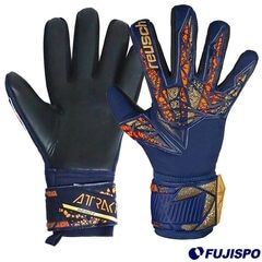 ロイシュ アトラクト インフィニティ NC reusch 【サッカー・フットサル】 キーパーグローブ キーパー手袋 ゴールキーパー GK 練習 試合 プレミアムブルー×ゴールド×ブラック (5460725-4411)
