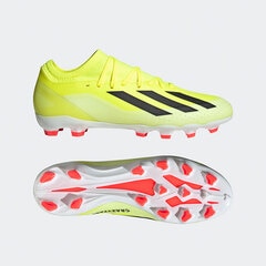 【特価】サッカー アディダス エックス クレイジーファスト LEAGUE HG/AG adidas サッカースパイク メンズ 大人 人工芝 土 チームソーラーイエロー/コアブラック/フットウェアホワイト (IF0696)
