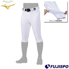 野球 ミズノプロ 練習着 ユニフォーム パンツ 練習用ストレッチパンツ ショートフィットタイプ 公式戦対応 mizuno 強伸 メンズ レディース ユニセックス 2024年 新モデル (12JDBU1301)